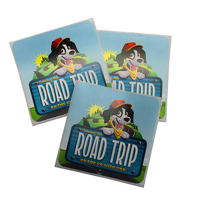 VBS 2025 Road Trip Collectible Decal (Pkg of 3)